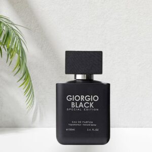 Giorgio Black by Giorgio Group Eau De Parfum Spray Men 3.4 Oz – Luxury Men’s Cologne