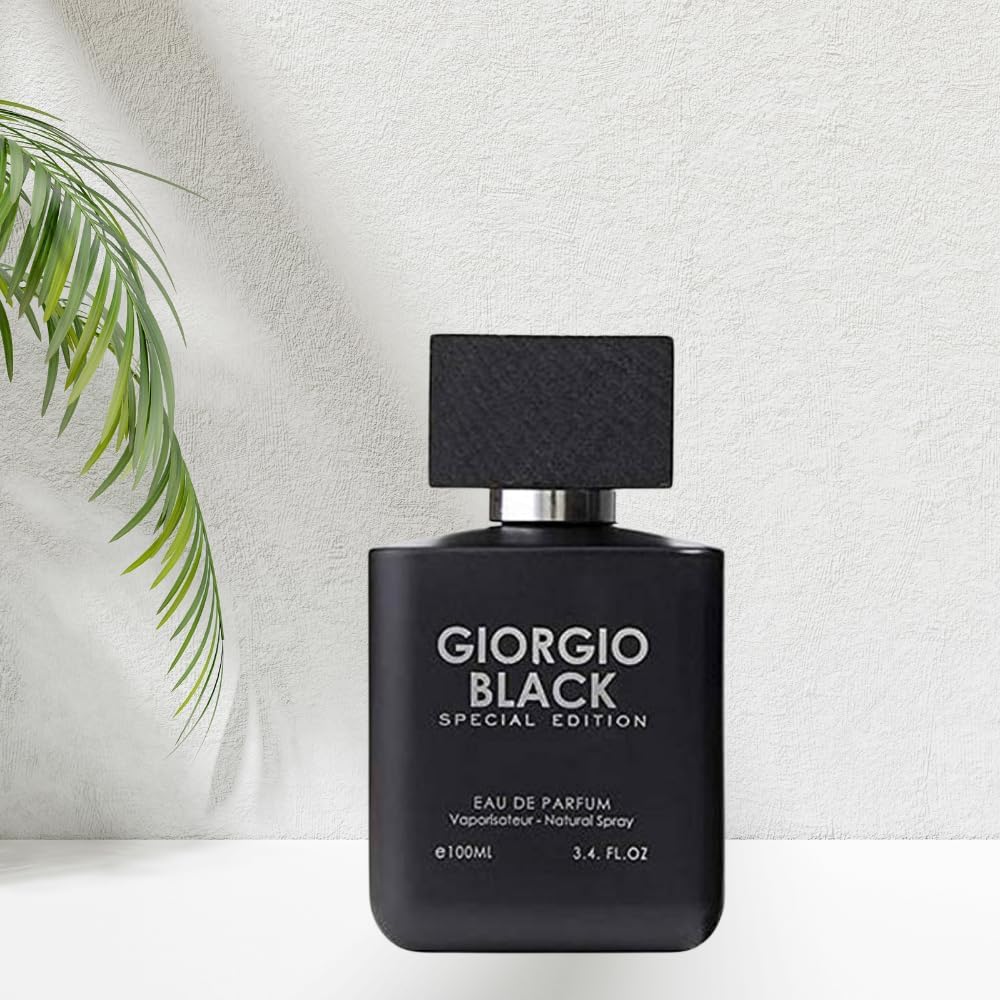 Giorgio Black by Giorgio Group Eau De Parfum Spray Men 3.4 Oz – Luxury Men’s Cologne