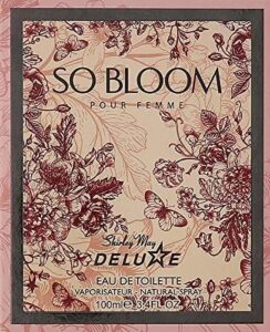 SO BLOOM Eau De Parfum 100ml by Shirley May Deluxe – Floral Fruity Women’s Perfume
